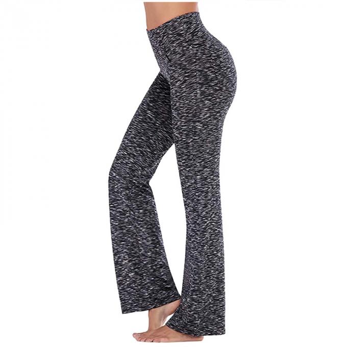2021 hohe taillierte Eignungs-Yoga-Hosen schätzen gering, die breiten Bein-Hosen-Frauen auszudehnen, die plus Größen-nahtloses Yoga Legging zufällig sind