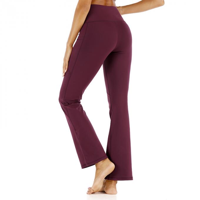 2021 hohe taillierte Eignungs-Yoga-Hosen schätzen gering, die breiten Bein-Hosen-Frauen auszudehnen, die plus Größen-nahtloses Yoga Legging zufällig sind