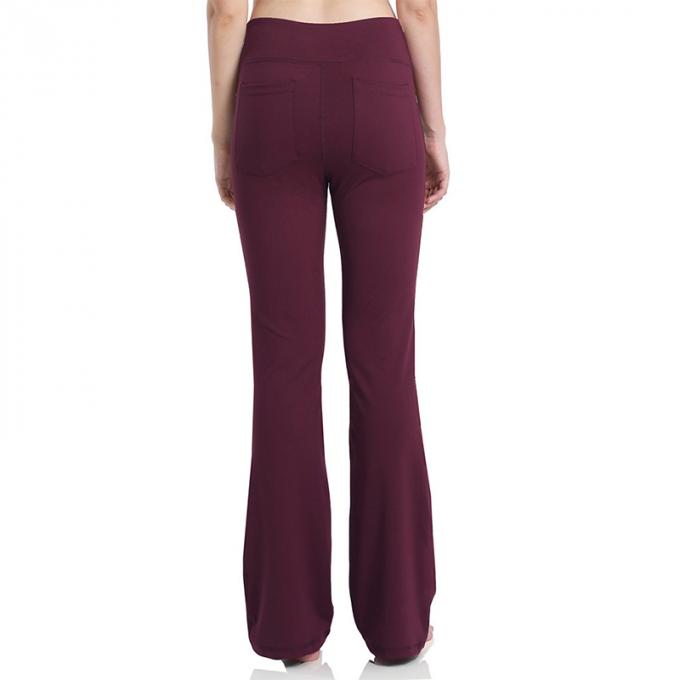 2021 hohe taillierte Eignungs-Yoga-Hosen schätzen gering, die breiten Bein-Hosen-Frauen auszudehnen, die plus Größen-nahtloses Yoga Legging zufällig sind