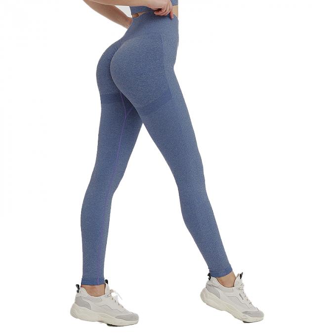Anhebende Anticellulite-sexy Gamaschen für Frauen, die hohes tailliertes Yoga Trainings-Bauch-Steuersport keucht, Scrunch Beuten-Gamaschen