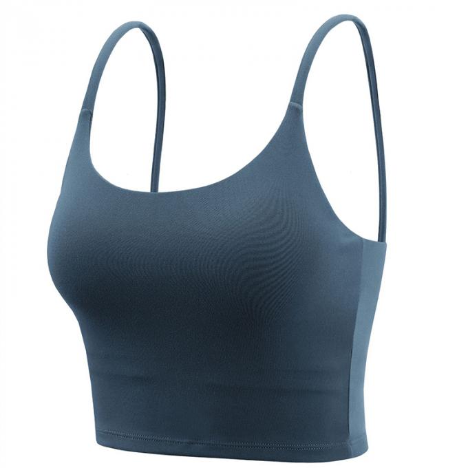 Heiße Salings-Frauen füllten Sport-BH-Eignungs-Trainings-nahtlosen der Sport-BH der laufenden Hemd-Yoga-Trägershirt-Frauen auf