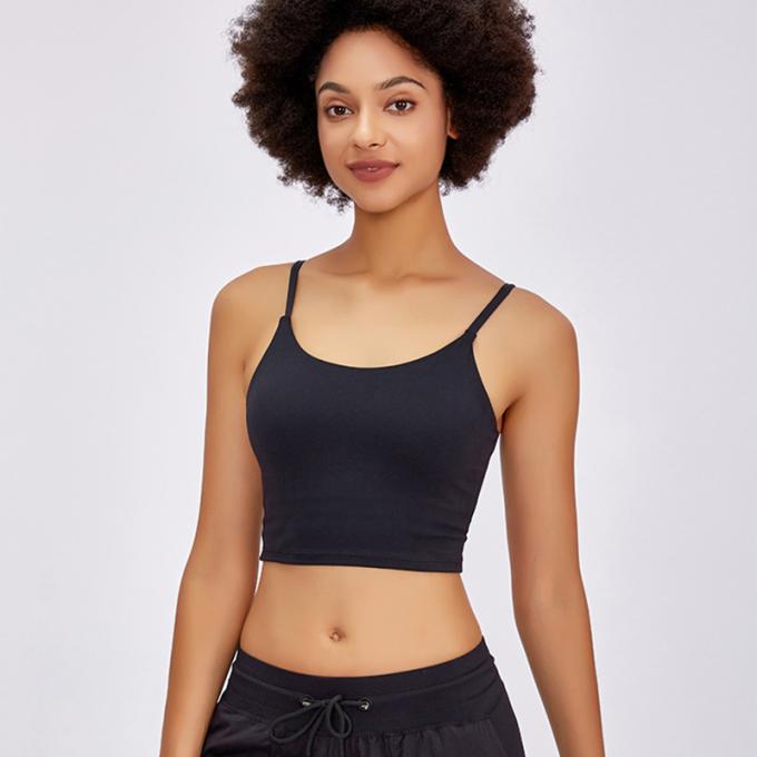 Heiße Salings-Frauen füllten Sport-BH-Eignungs-Trainings-nahtlosen der Sport-BH der laufenden Hemd-Yoga-Trägershirt-Frauen auf