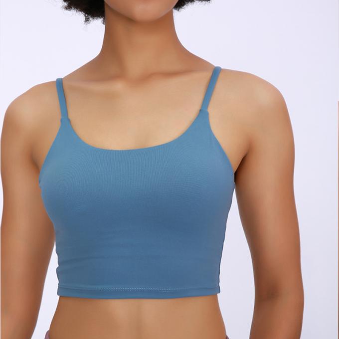 Heiße Salings-Frauen füllten Sport-BH-Eignungs-Trainings-nahtlosen der Sport-BH der laufenden Hemd-Yoga-Trägershirt-Frauen auf