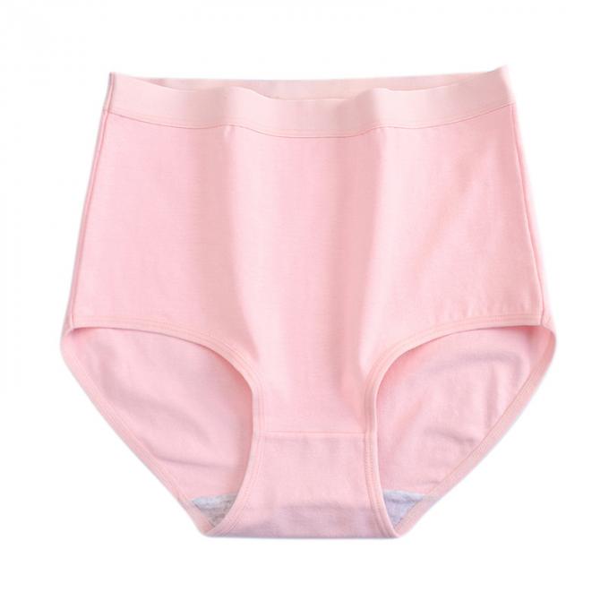 Das Plus-Größen-Unterwäsche-Baumwollmittlere Taille der Großhandelsfrauen kein kurzer Damen-Schlüpfer der Muffin-Spitzenvollen deckung