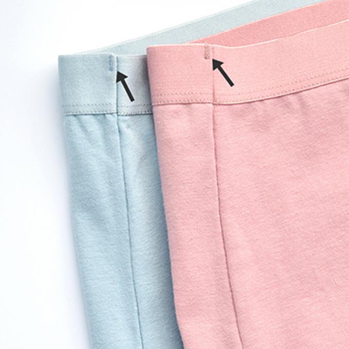 Das Plus-Größen-Unterwäsche-Baumwollmittlere Taille der Großhandelsfrauen kein kurzer Damen-Schlüpfer der Muffin-Spitzenvollen deckung