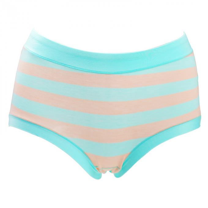 Modaler gestreifter Großhandelsschlüpfer für Damen-japanische Art bequemes Breathable plus Größen-Frauen-Unterwäsche