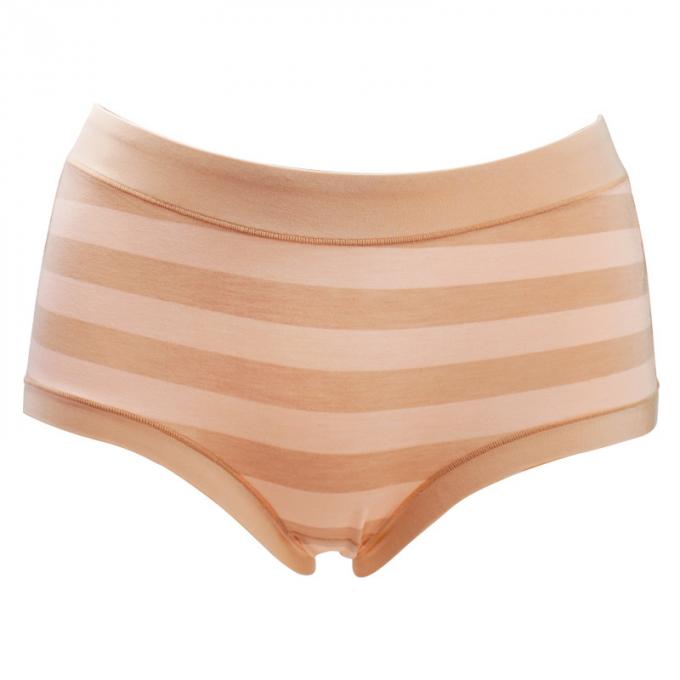 Modaler gestreifter Großhandelsschlüpfer für Damen-japanische Art bequemes Breathable plus Größen-Frauen-Unterwäsche