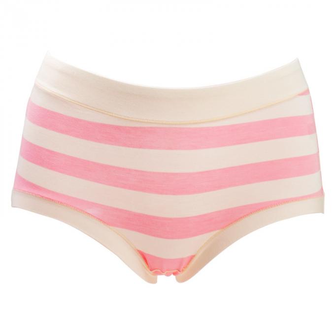 Modaler gestreifter Großhandelsschlüpfer für Damen-japanische Art bequemes Breathable plus Größen-Frauen-Unterwäsche
