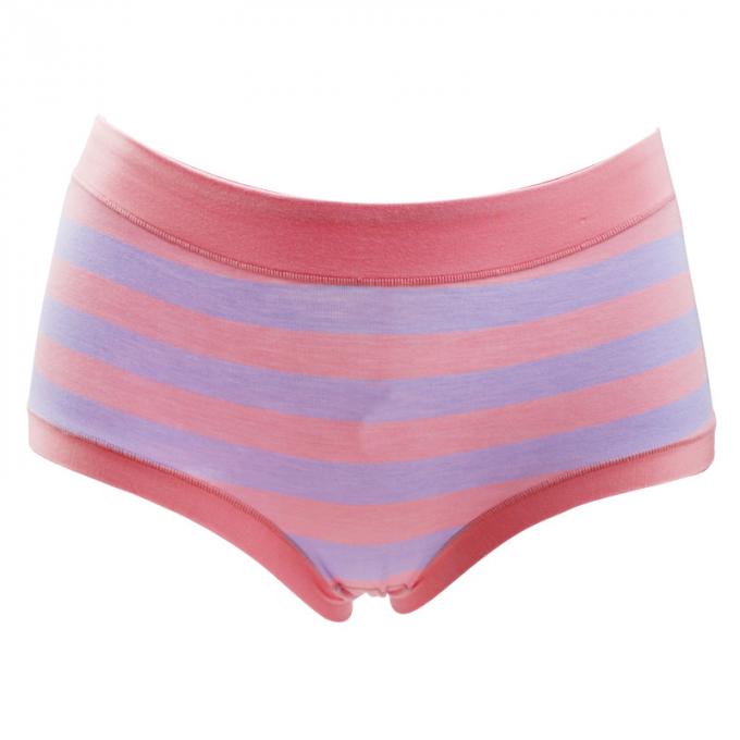 Modaler gestreifter Großhandelsschlüpfer für Damen-japanische Art bequemes Breathable plus Größen-Frauen-Unterwäsche