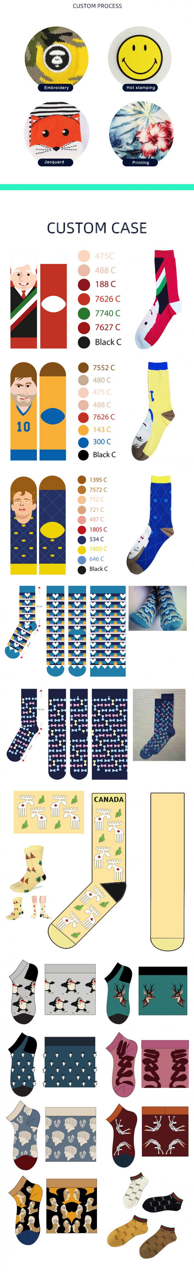Fertigen Sie Galaxie-Universum-Planeten streifte Strumpf-Socken Hip Hop-Männer Baumwollkundenspezifisch an