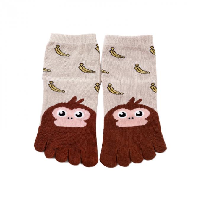 Höhen-Qualitäts-Baby-Kindermädchen-Jungen-weiche nette Tiersocken-Baumwolle fünf Zehensocken Söckchen