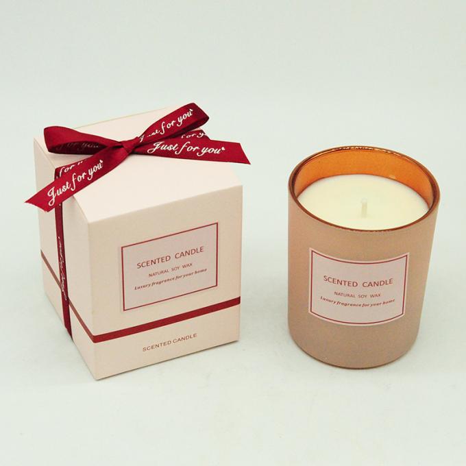 Großhandelsaromatherapie-Sojabohnenöl-Wachs-umweltfreundliches rauchloses Wachs-duftende Kerze mit Deckel-Geschenkbox für Geburtstag Valentine Day Weddings