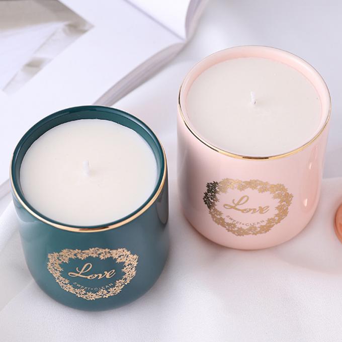 Natürliches Sojabohnenöl-Wachs Rose Jasmine Scent Luxury leuchtet Mutter-Tagesgeburtstags-Valentine Day Weddings Scented Candles-Großhandel durch