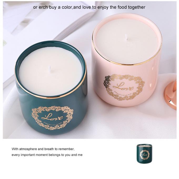 Natürliches Sojabohnenöl-Wachs Rose Jasmine Scent Luxury leuchtet Mutter-Tagesgeburtstags-Valentine Day Weddings Scented Candles-Großhandel durch