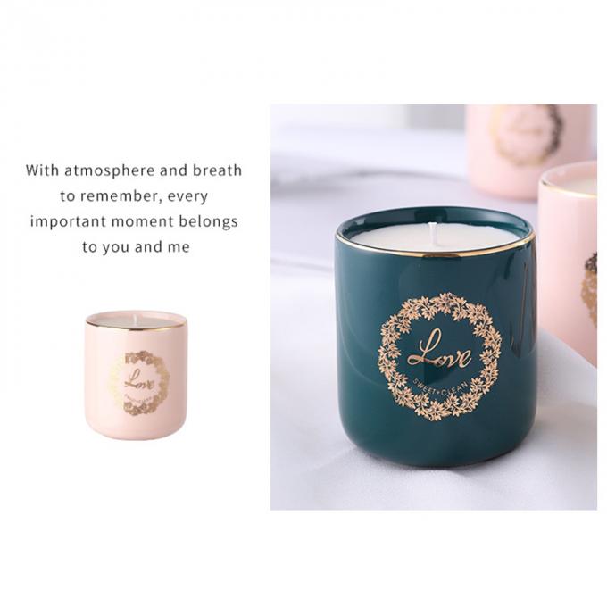 Natürliches Sojabohnenöl-Wachs Rose Jasmine Scent Luxury leuchtet Mutter-Tagesgeburtstags-Valentine Day Weddings Scented Candles-Großhandel durch