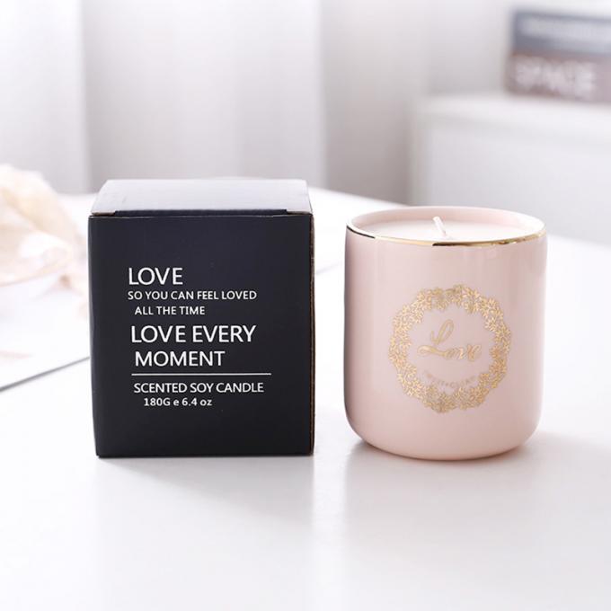 Natürliches Sojabohnenöl-Wachs Rose Jasmine Scent Luxury leuchtet Mutter-Tagesgeburtstags-Valentine Day Weddings Scented Candles-Großhandel durch