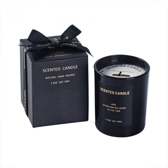 Rauchloses langlebiges Geschenk Holz-Amber Scented Mother Day Birthdays Valentine Weddings Soy stellte Großhandelskerze ein