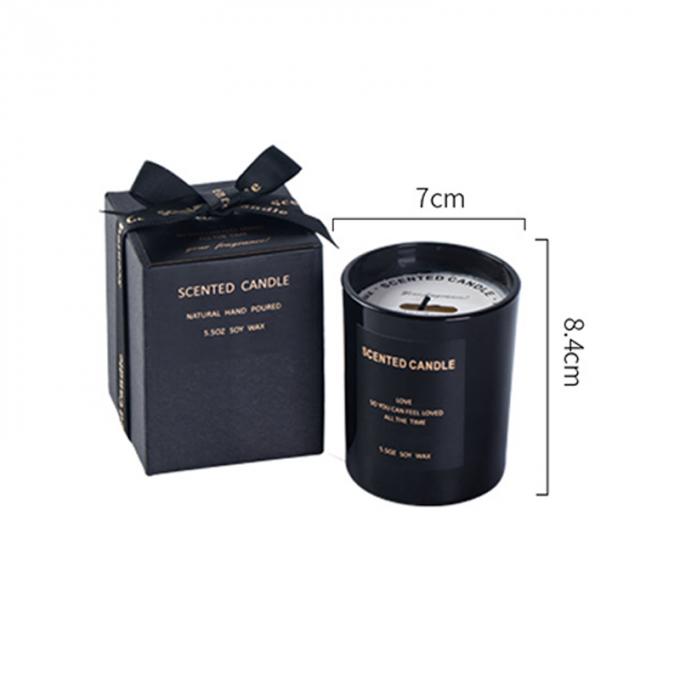 Rauchloses langlebiges Geschenk Holz-Amber Scented Mother Day Birthdays Valentine Weddings Soy stellte Großhandelskerze ein