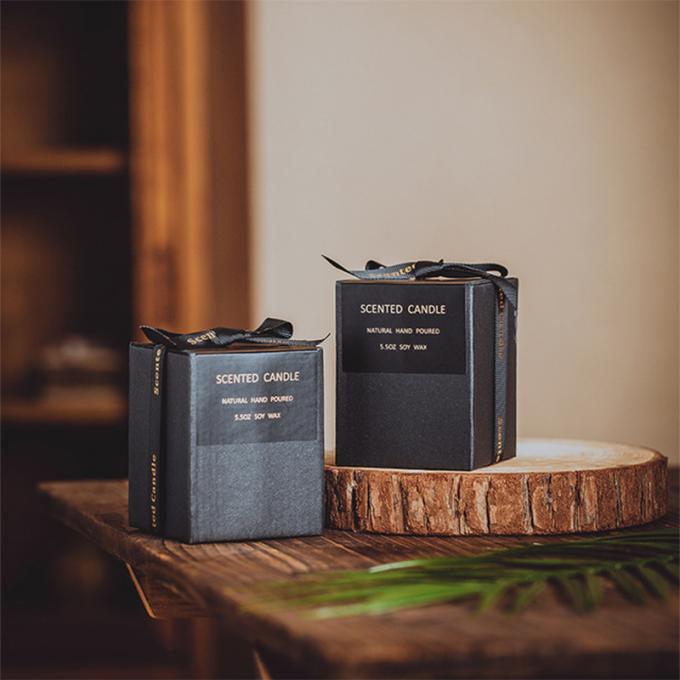 Rauchloses langlebiges Geschenk Holz-Amber Scented Mother Day Birthdays Valentine Weddings Soy stellte Großhandelskerze ein