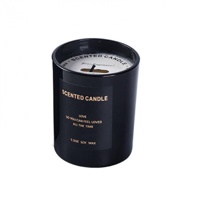 Rauchloses langlebiges Geschenk Holz-Amber Scented Mother Day Birthdays Valentine Weddings Soy stellte Großhandelskerze ein