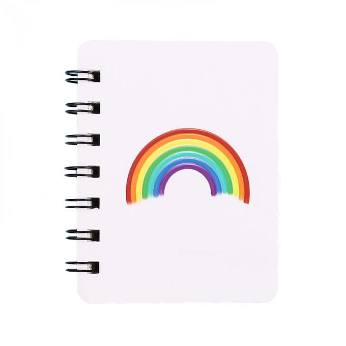Kreativer GroßhandelsMini Cartoon Spiral Wirebound Notebook perfekt für die Tagebuch-Spiralen-Notizbücher kundengerecht