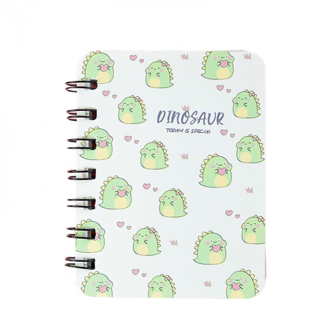 Kreativer GroßhandelsMini Cartoon Spiral Wirebound Notebook perfekt für die Tagebuch-Spiralen-Notizbücher kundengerecht