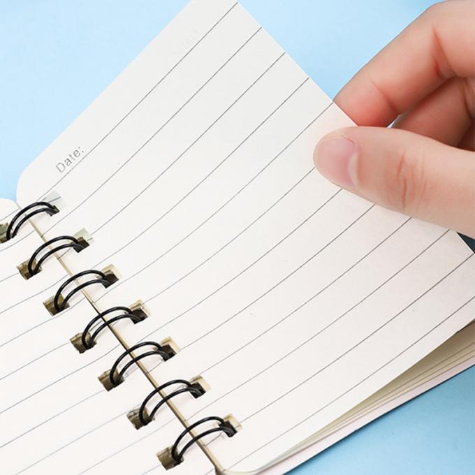 Kreativer GroßhandelsMini Cartoon Spiral Wirebound Notebook perfekt für die Tagebuch-Spiralen-Notizbücher kundengerecht
