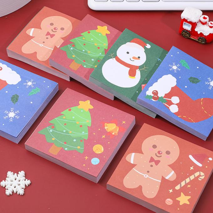 Zeiten Weihnachtsklebrige Anmerkungs-kleben nette Karikatur-Mini Memo Pads N Notiz-klebrige Anmerkungen für Studenten-Geschenk