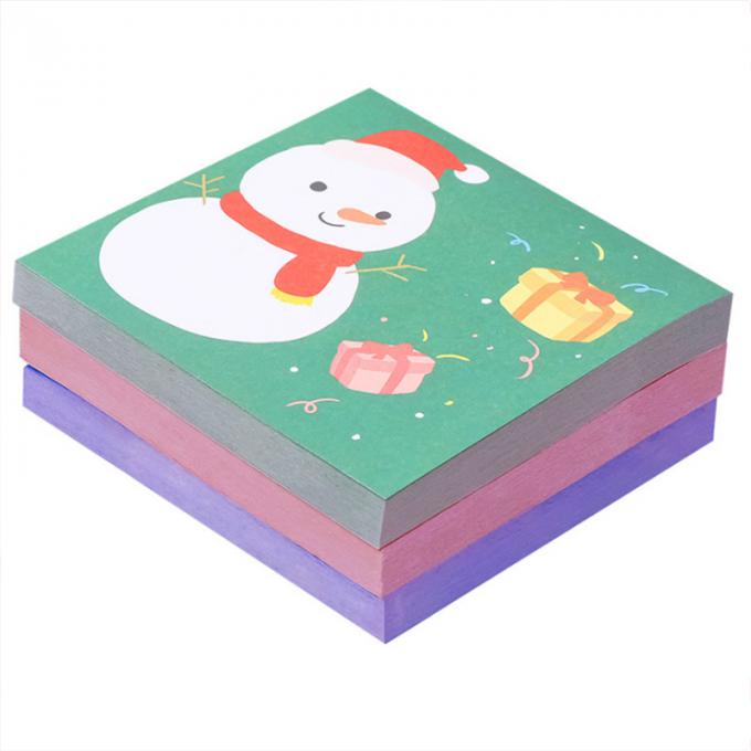 Zeiten Weihnachtsklebrige Anmerkungs-kleben nette Karikatur-Mini Memo Pads N Notiz-klebrige Anmerkungen für Studenten-Geschenk