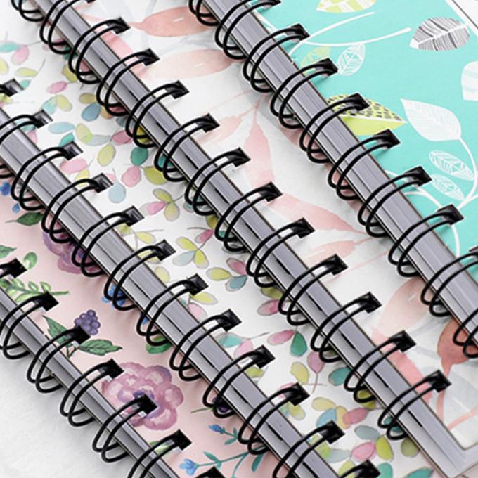 Kundenspezifische nette unlinierte Papiergroßhandelstasche gewundener Mini Notebook der planer-Zeitschriften-gebundenen Ausgabe