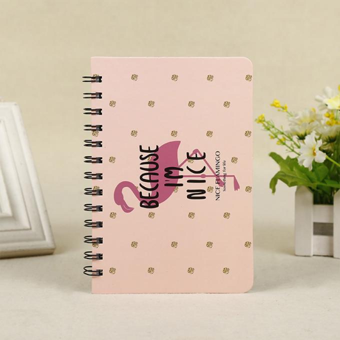 Kundenspezifische nette unlinierte Papiergroßhandelstasche gewundener Mini Notebook der planer-Zeitschriften-gebundenen Ausgabe