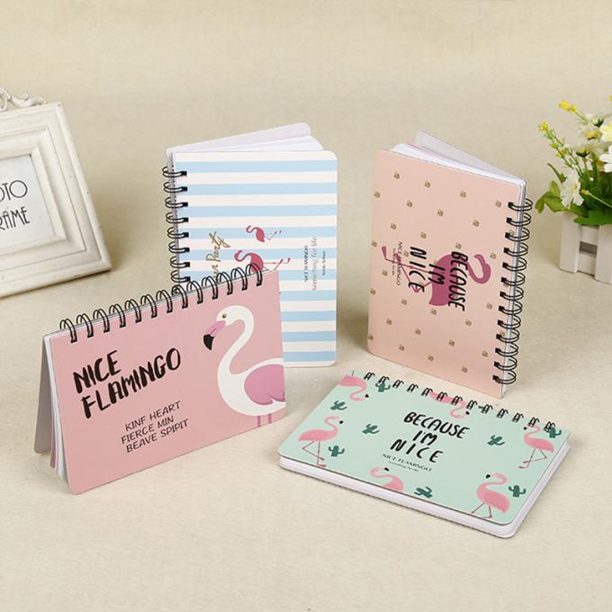 Kundenspezifische nette unlinierte Papiergroßhandelstasche gewundener Mini Notebook der planer-Zeitschriften-gebundenen Ausgabe