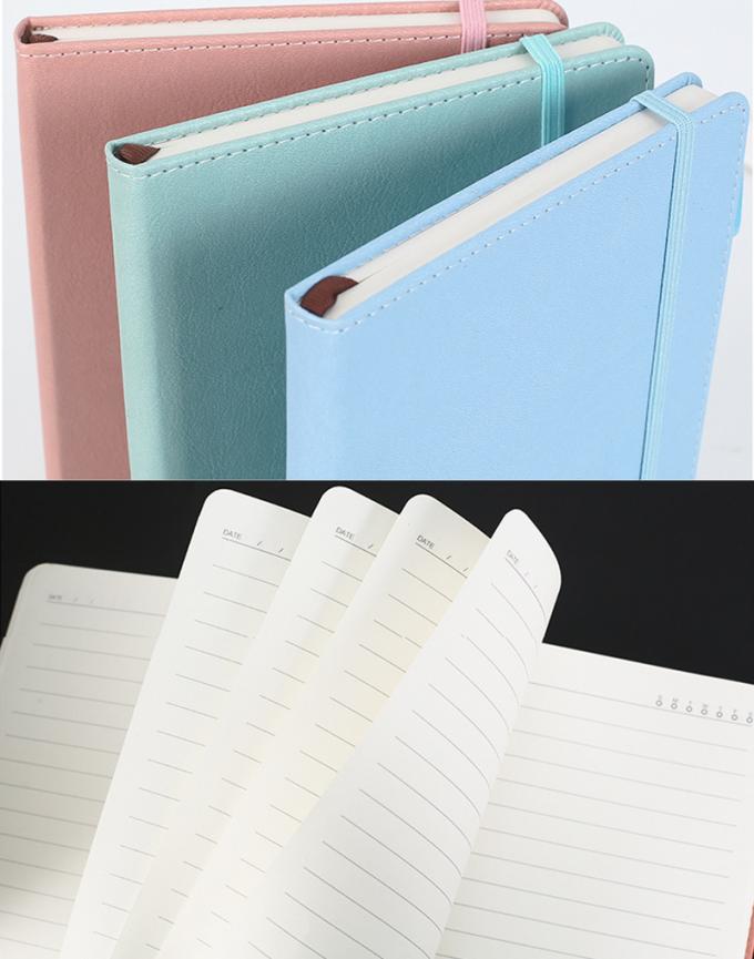 Großhandels-ledernes Büro-Geschäft PUs liefert umweltfreundliches Schreiben der gebundenen Ausgabe mit Pen Loop Thick Notebook