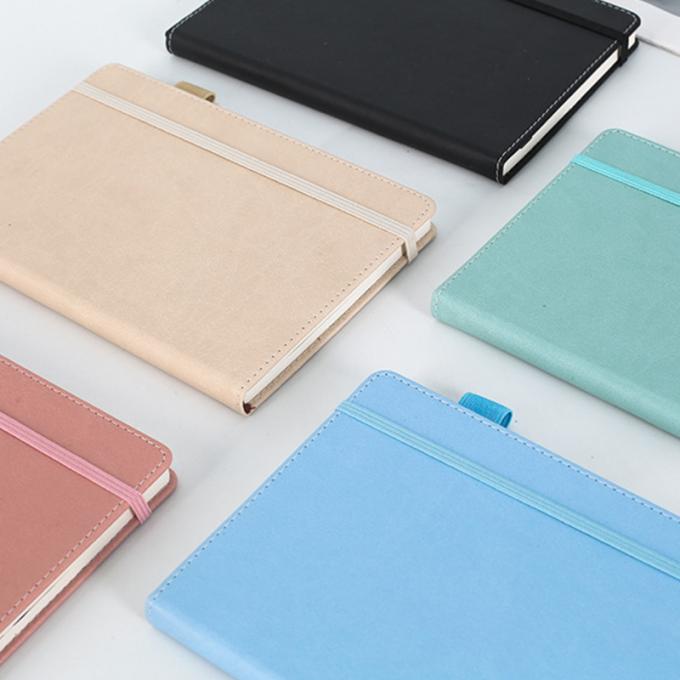Großhandels-ledernes Büro-Geschäft PUs liefert umweltfreundliches Schreiben der gebundenen Ausgabe mit Pen Loop Thick Notebook