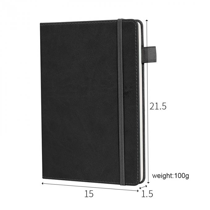 Großhandels-ledernes Büro-Geschäft PUs liefert umweltfreundliches Schreiben der gebundenen Ausgabe mit Pen Loop Thick Notebook