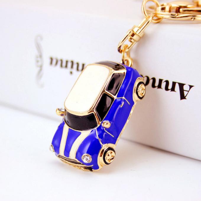 Keychains für Frauen-Modell-Metal Pendant Motorcycle-Bergkristall-Metall-Crystal Luxury Designers Custom Keychain-Logo