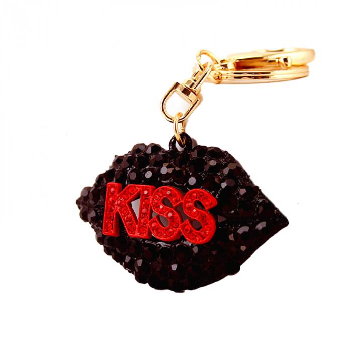 Großhandels- Diamond Crystal Perfume Car Key Ring-Metall-hängende Frauen sacken Zusätze Kristall-Keyhains für Geschenke ein