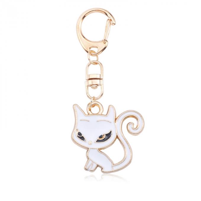 Großhandels- Schlüssel- Ring Metal Pendant Women Bag Zusätze Kristall-Keyhains Diamond Crystal Mermaids Watermelons Moon Cars für Geschenke