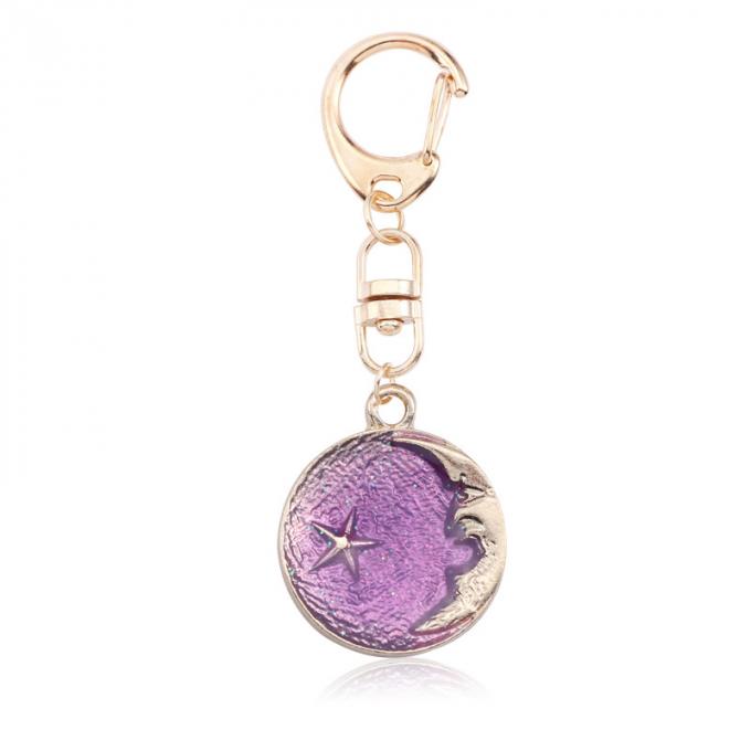 Großhandels- Schlüssel- Ring Metal Pendant Women Bag Zusätze Kristall-Keyhains Diamond Crystal Mermaids Watermelons Moon Cars für Geschenke