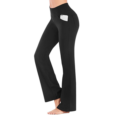 High Waisted Fitness Xxl Leggings For Women Polyester Spandex  Material